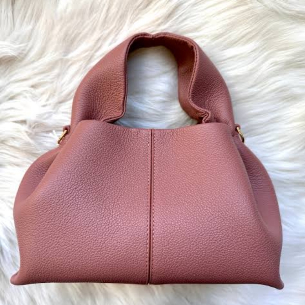 Polene Neuf Mini bag in blush colour - Picture 3 of 4
